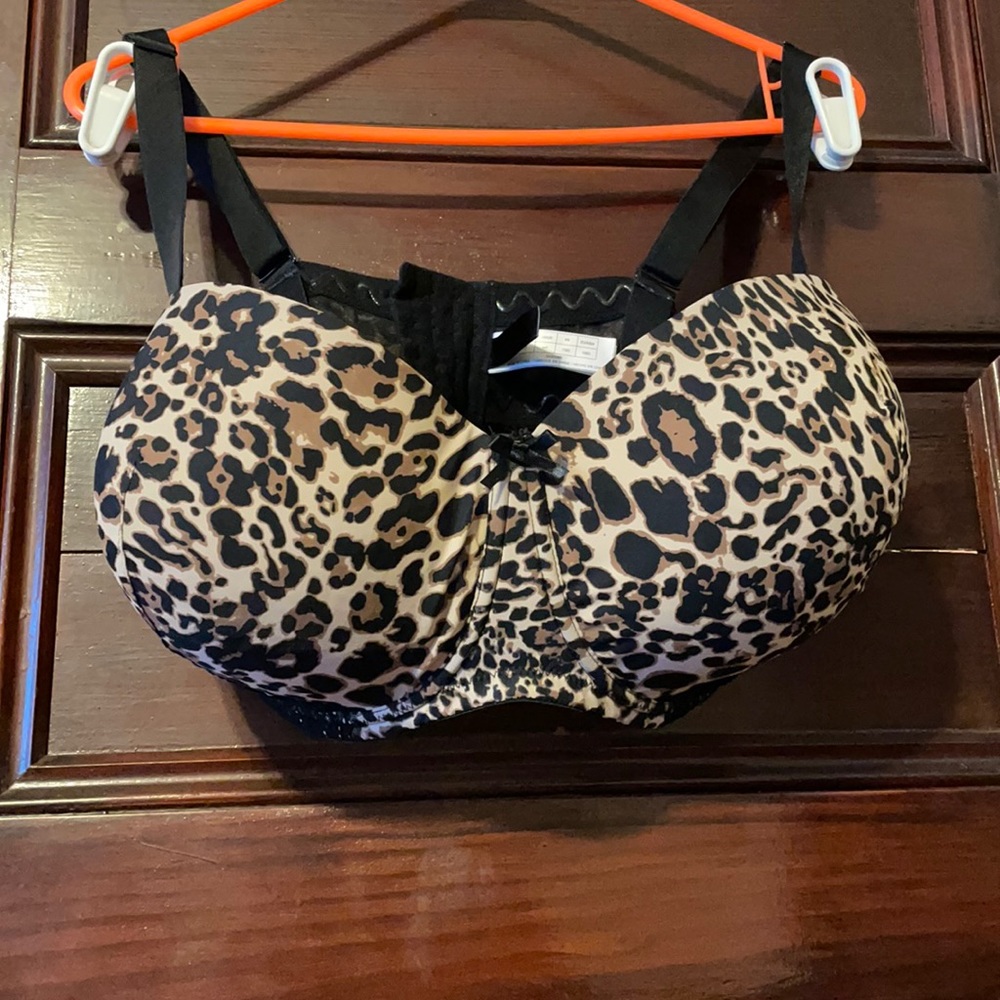 Lace & Leopard Bra